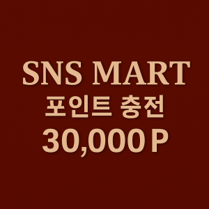 포인트 충전 30,000P