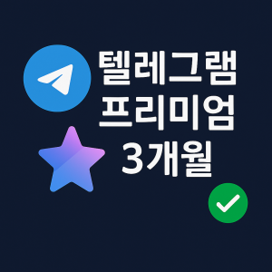 텔레그램 프리미엄 3개월