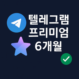 텔레그램 프리미엄 6개월